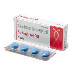 Suhagra 100 mg - Sildenafil Citrate - Cipla, India