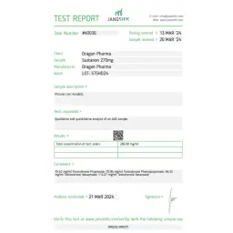 Sustanon 270 - Testosterone Acetate,Testosterone Propionate,Testosterone PhenylPropionate,Testosterone Isocaproate,Testosterone Decanoate - Dragon Pharma, Europe