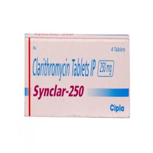 Synclar 250 mg - Clarithromycin - Cipla, India