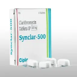 Synclar 500 mg - Clarithromycin - Cipla, India
