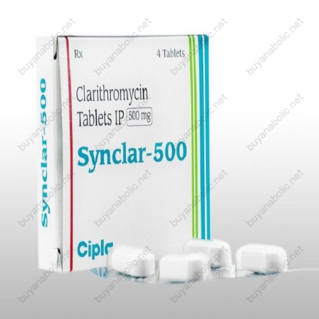 Synclar 500 mg - Clarithromycin - Cipla, India Synclar 500 mg - Clarithromycin - Cipla, India