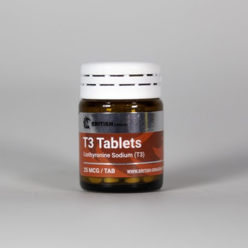 T3 Tablets - Liothyronine Sodium (T3) - British Dragon Pharmaceuticals