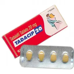 Tadacip 20 mg - Tadalafil - Cipla, India