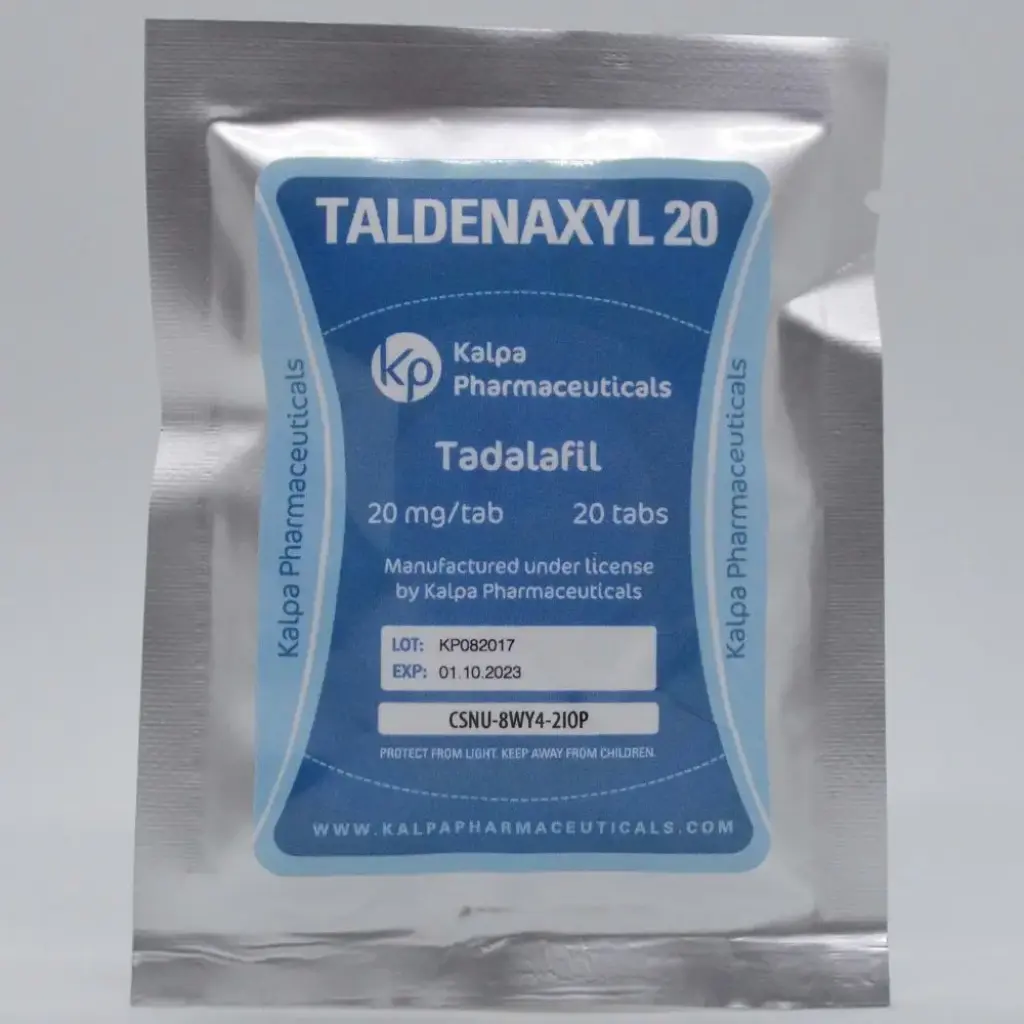 Taldenaxyl 20 - Tadalafil - Kalpa Pharmaceuticals LTD, India Taldenaxyl 20 - Tadalafil - Kalpa Pharmaceuticals LTD, India