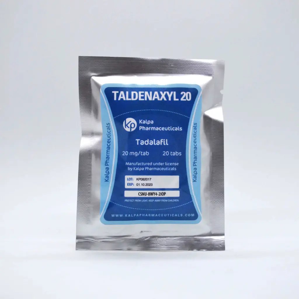 Taldenaxyl 20 - Tadalafil - Kalpa Pharmaceuticals LTD, India Taldenaxyl 20 - Tadalafil - Kalpa Pharmaceuticals LTD, India