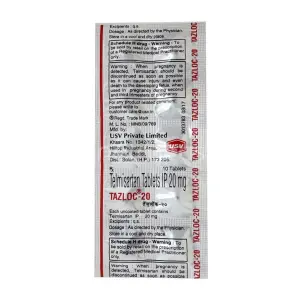 Tazloc 20 mg - Telmisartan - USV Limited, India