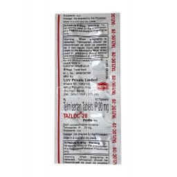 Tazloc 20 mg - Telmisartan - USV Limited, India