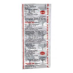 Tazloc 40 mg - Telmisartan - USV Limited, India