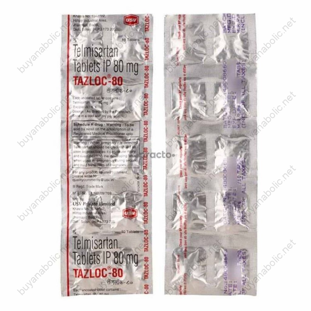 Tazloc 80 mg - Telmisartan - USV Limited, India Tazloc 80 mg - Telmisartan - USV Limited, India