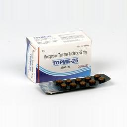Topme 25 mg  - Metoprolol - Johnlee Pharmaceutical Pvt. Ltd.