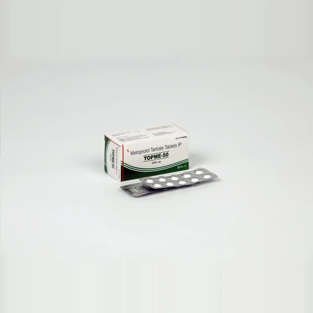 Topme 50 mg - Metoprolol - Johnlee Pharmaceutical Pvt. Ltd.