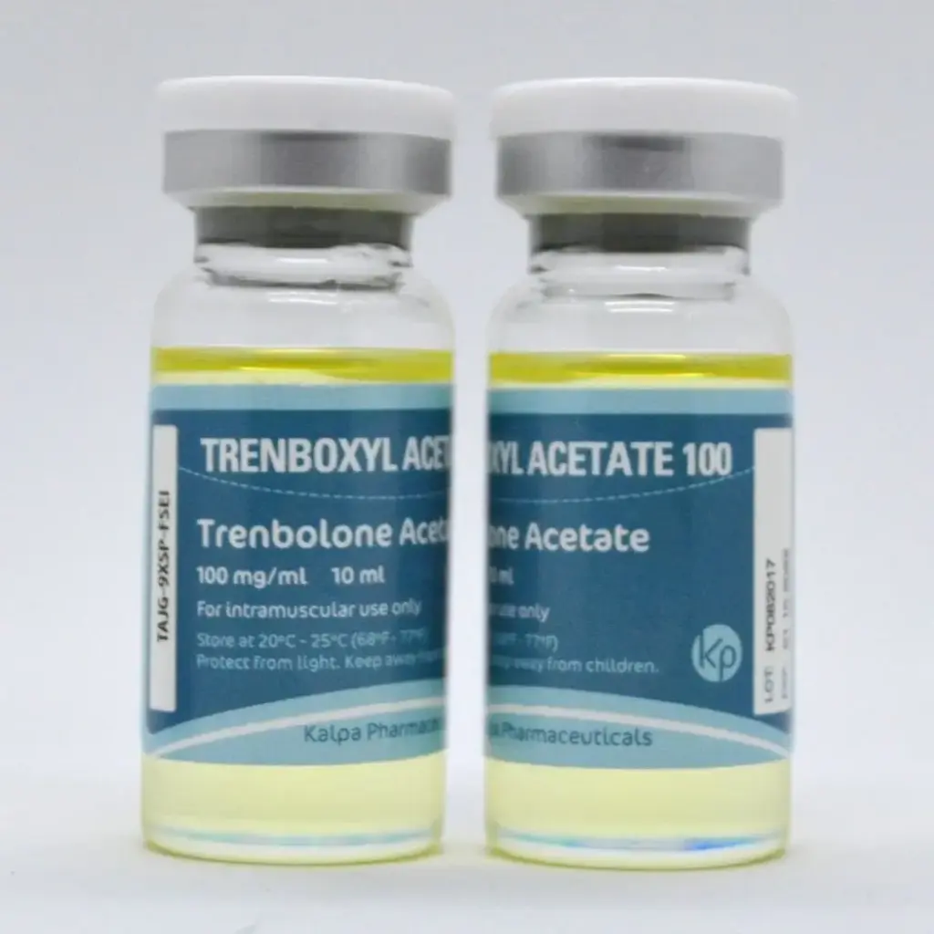Trenboxyl Acetate 100 - Trenbolone Acetate - Kalpa Pharmaceuticals LTD, India Trenboxyl Acetate 100 - Trenbolone Acetate - Kalpa Pharmaceuticals LTD, India