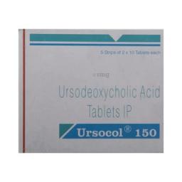 Ursocol 150 mg  - Ursodeoxycholic Acid - Sun Pharma, India