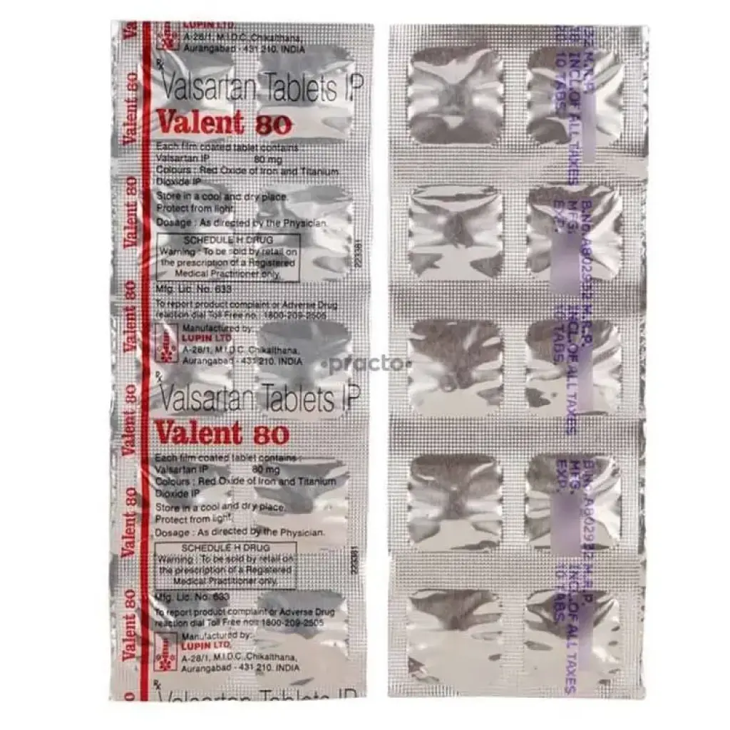 Valent 80 mg - Valsartan - Pinnacle