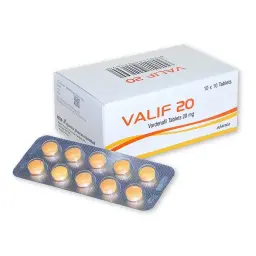 Valif 20 mg - Vardenafil - Ajanta Pharma, India