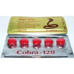 Vega-Extra Cobra 120 mg - Sildenafil Citrate - Signature Pharma, India