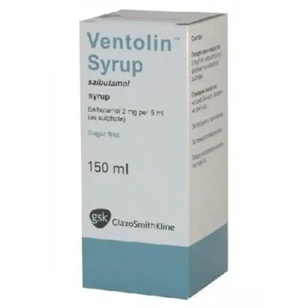 Ventolin Syrup - Salbutamol - GlaxoSmithKline, Turkey