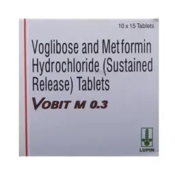 Vobit M 0.3/ 500 mg - Voglibose,Metformin - Lupin Ltd.