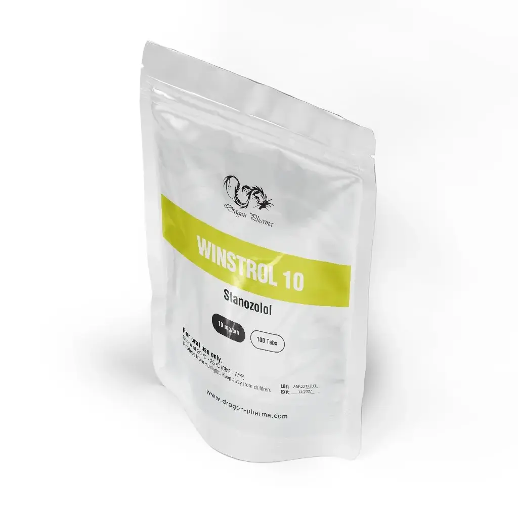 Winstrol 10 mg Tabs - Stanozolol - Dragon Pharma, Europe