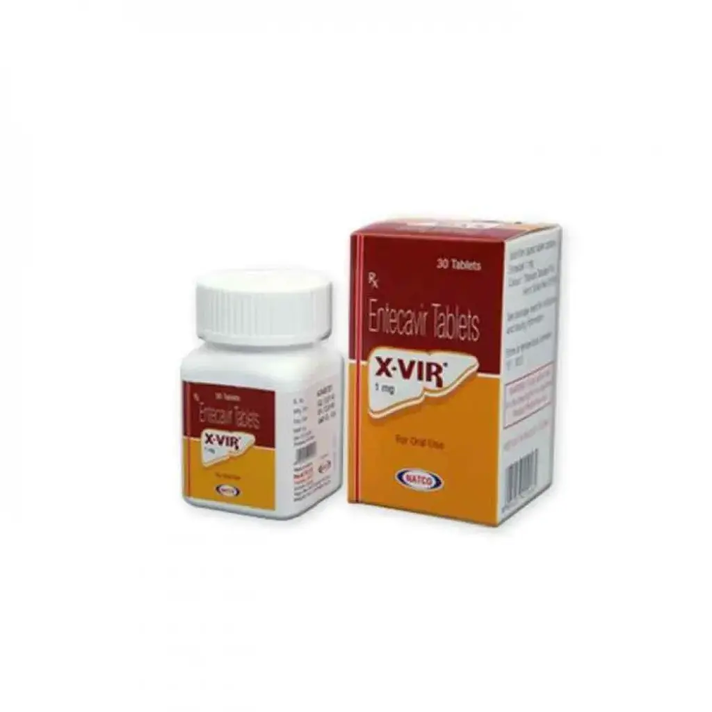 X-Vir 1 mg - Entecavir - Natco Pharma, India