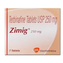 Zimig 250 mg - Terbinafine - GlaxoSmithKline, Turkey