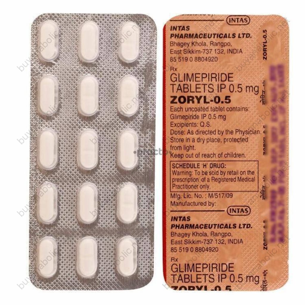 Zoryl M 0.5 - Glimeperide - Intas Pharmaceuticals Ltd. Zoryl M 0.5 - Glimeperide - Intas Pharmaceuticals Ltd.